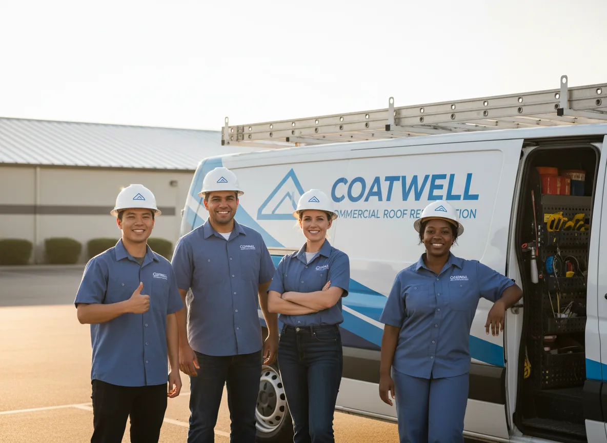 Commercial roof coating company in Lecompton, KS